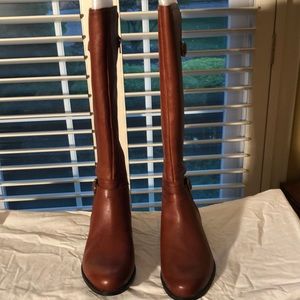 Tall Brown Leather Boots